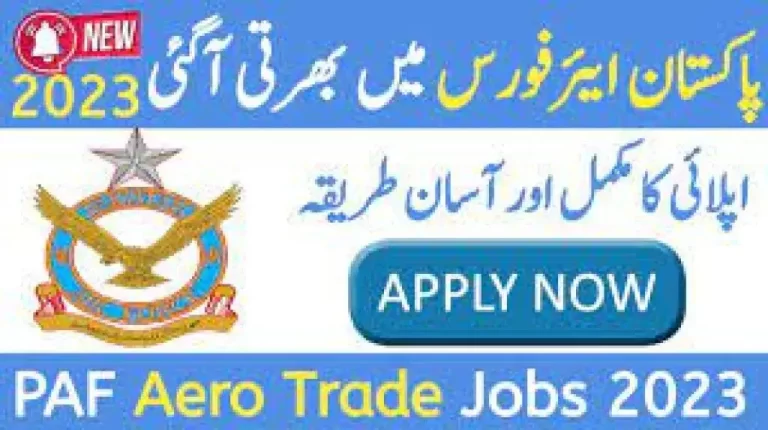 Latest PAF jobs 2023 | Join Pakistan Air Force advertisement | Apply online