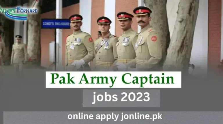 Pak army captain jobs 2023 | Join Pak Army as Captain through Direct Short Service Commission