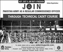 Join Pak Army Technical Cadet Course 2023 | List of Technical Courses