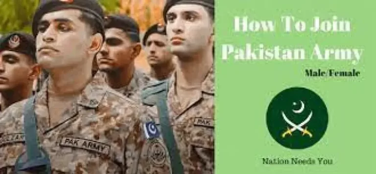 Join Pak Army after Matric | Apply Online for Pakistan Armed Forces