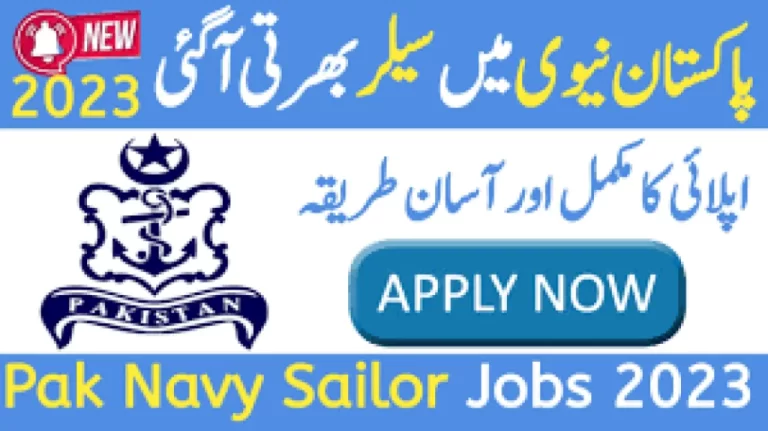 Pakistan Navy Jobs 2023 – Join Pak Navy by Online Registration