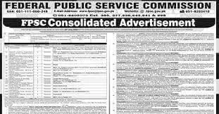 FPSC Jobs 2023 Latest Advertisement In Different Departments